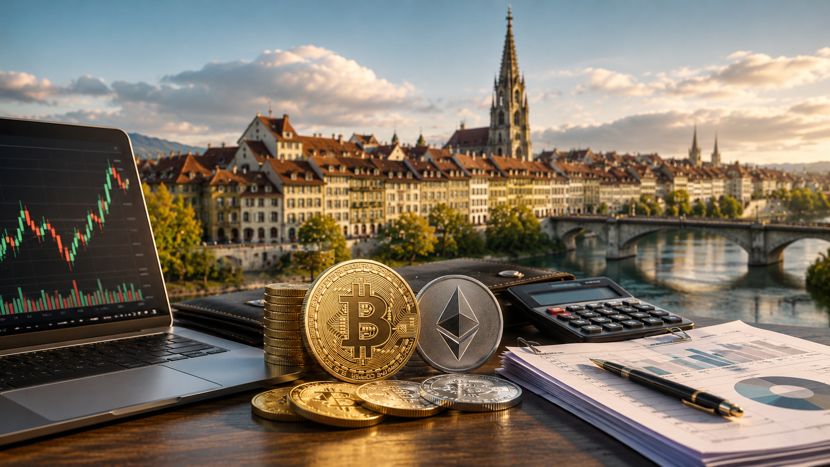 Krypto Steuern Schweiz: So deklarieren Anleger in Bern Bitcoin, Ethereum, Staking-Erträge und Kryptovermögen korrekt – mit Steuerwerten, Kapitalgewinnen, Mining und Regeln für aktive Trader. in Bern.