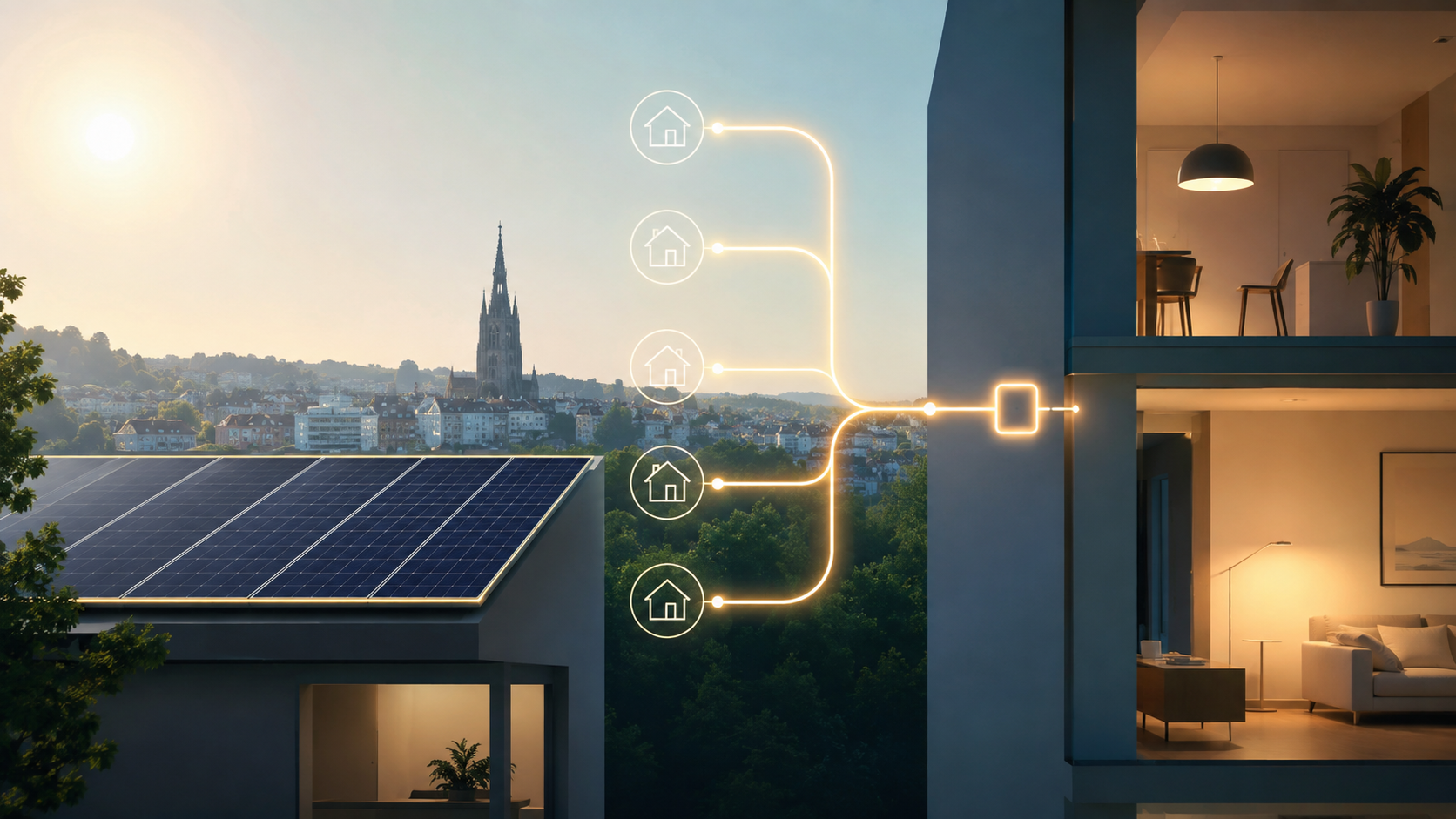 Die ewb.LEG Bern startet am 3. September 2026: Haushalte erhalten 20 Prozent Netznutzungsrabatt, Produzenten 12 Rp./kWh. Das StromVG regelt Teilnahme, Netzgebiet, Messung und Abrechnung der LEG. Neu.